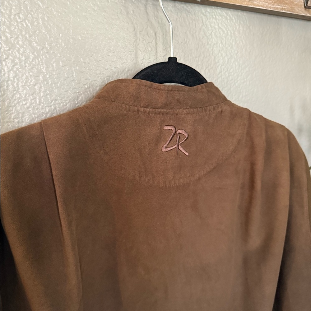 Zero Restriction Suede Golf Vest - image 5